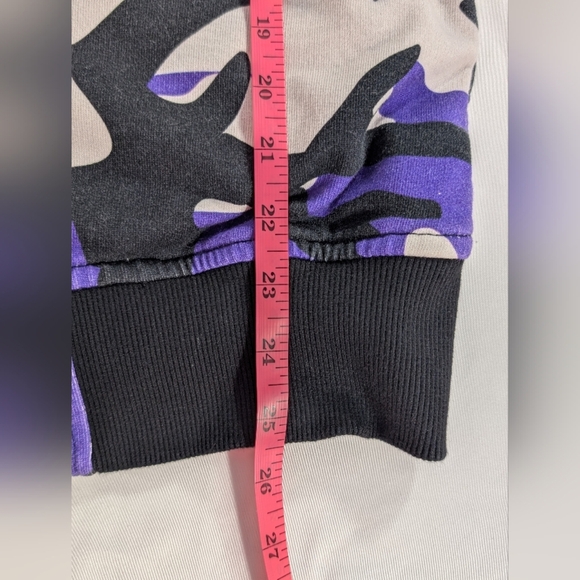 Brazilian Rexpeita Purple, White and Black Camo Reversible Zip Jacket Size Small - Picture 11 of 11